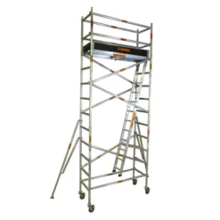 4.2m - 4.6m (Platform Height) Aluminium Mobile Narrow Scaffold