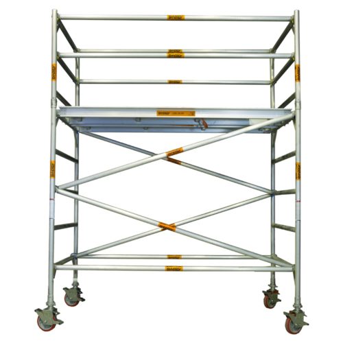 Aluminium Mobile Narrow Scaffold 3.4m - 3.8m (Platform Height)