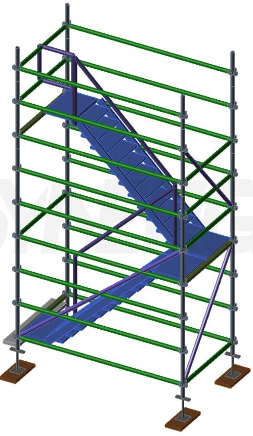 Aluminium Kwikally Riser Stair Access