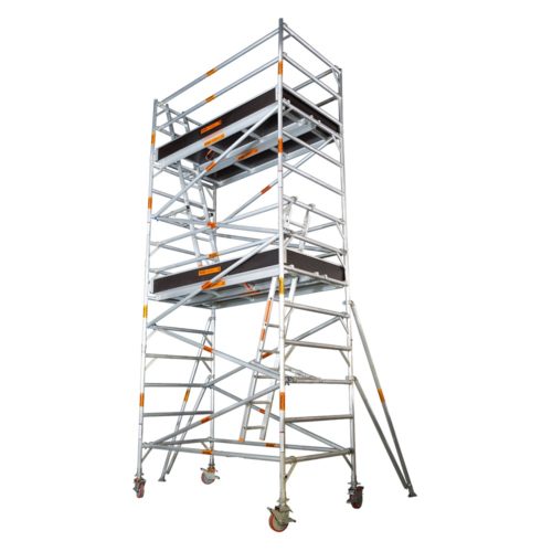 Aluminium Mobile Wide Scaffold 6.2m - 6.6m (Platform Height)