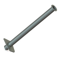 219mmx 8.2mm x 3000mm Pile with 700mm x 28mm Helix with external flange and internal drive lugs